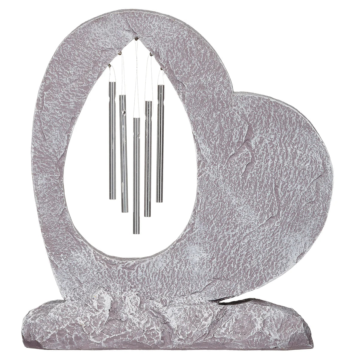 HEART-SHAPED GARDEN MEMORIAL WIND CHIME