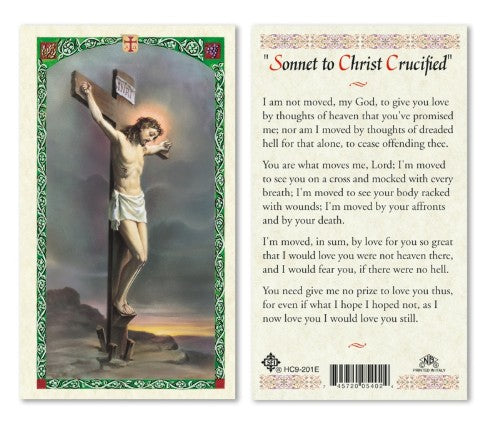 SONNET TO CHRIST CRUCIFIED