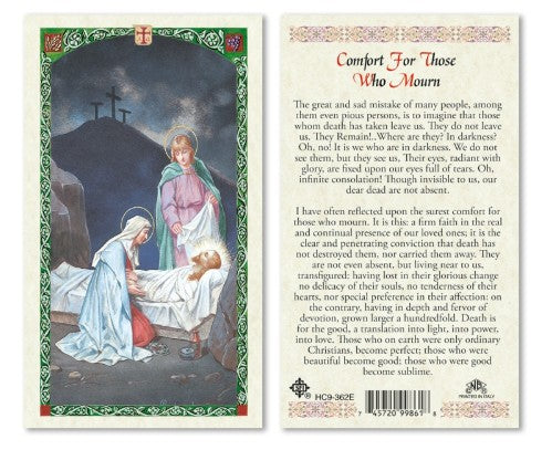 COMFORT FOR THOSE WHO MOURN