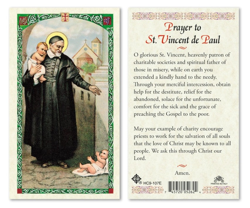 PRAYER TO ST. VINCENT DE PAUL