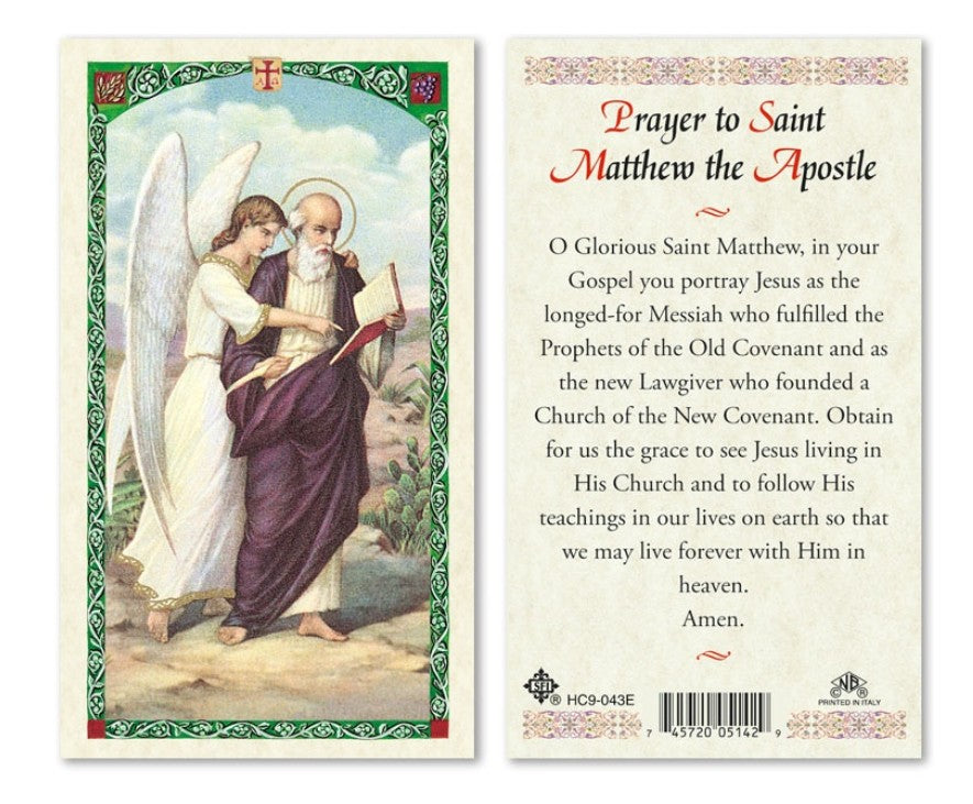 PRAYER TO SAINT MATTHEW THE APOSTLE