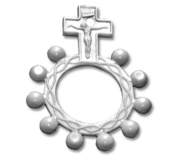 ROSARY FINGER DECADE: WHITE