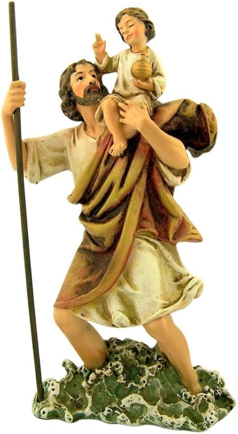 FIGURA DE SAN CRISTÓBAL DE 6,25" COLECCIÓN RENACIMIENTO