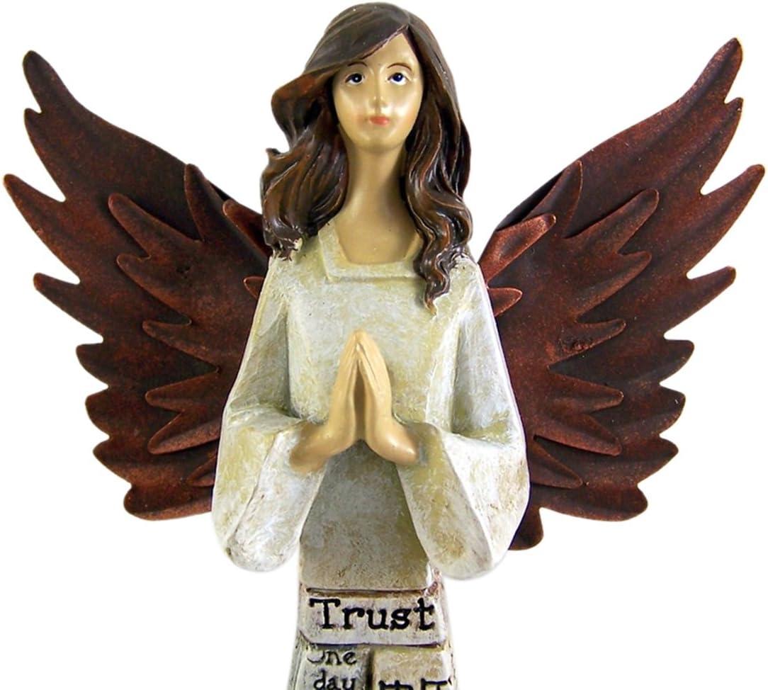 10.5"H CROSSWORD ANGEL