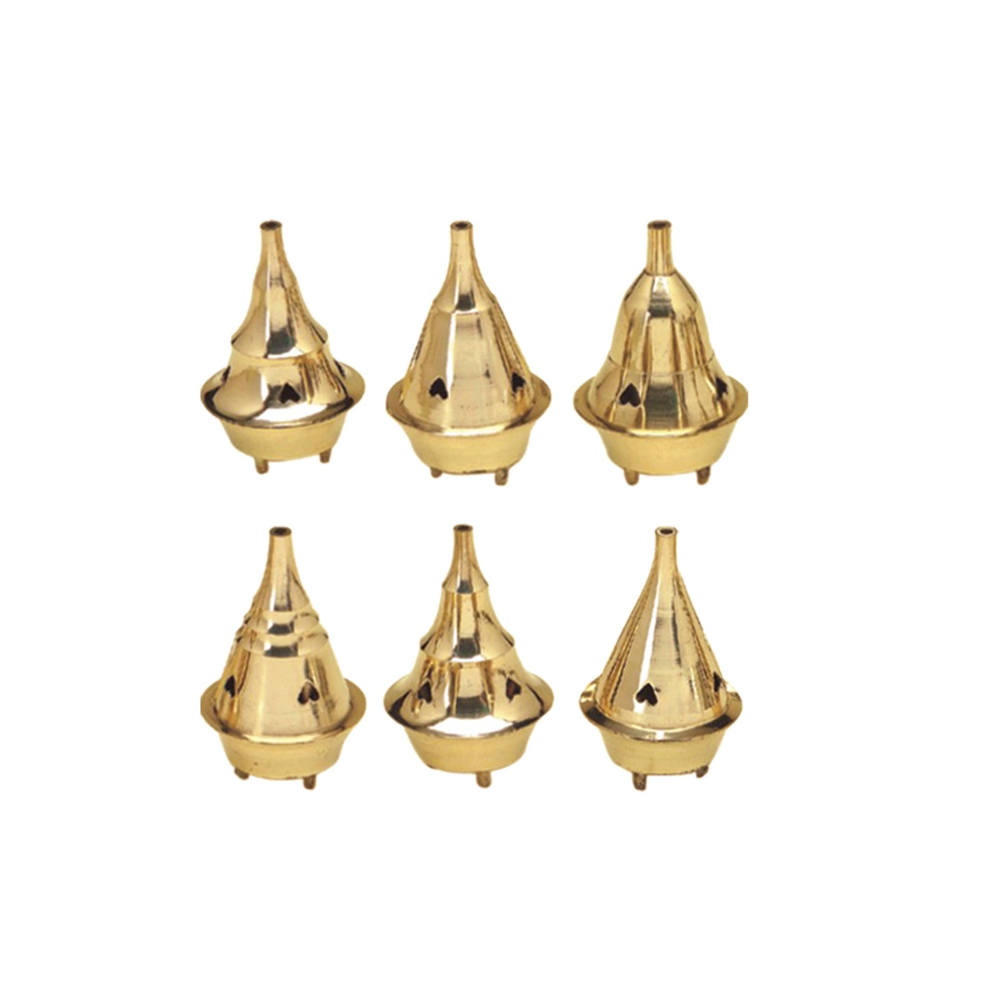 3.5" BRASS BURNER CENSER W/ LID