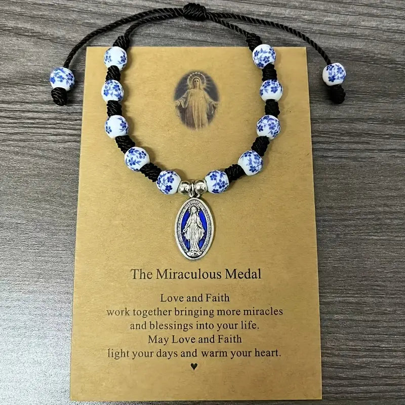 OUR LADY OF GRACE CERAMIC BRACELET