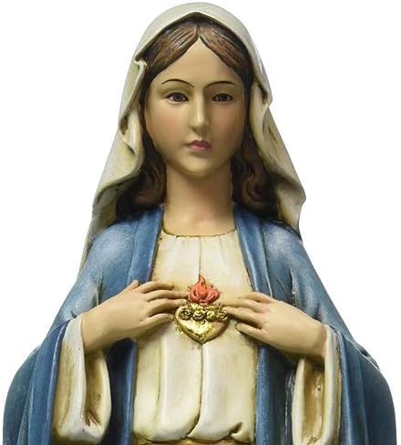 14"H IMMACULATE HEART OF MARY FIGURE RENAISSANCE COLLECTION
