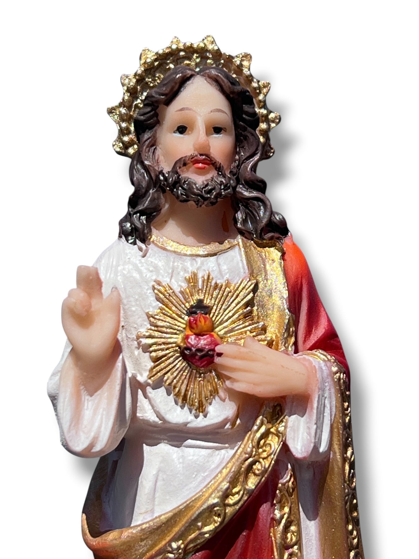 5" SACRED HEART OF JESUS STATUE