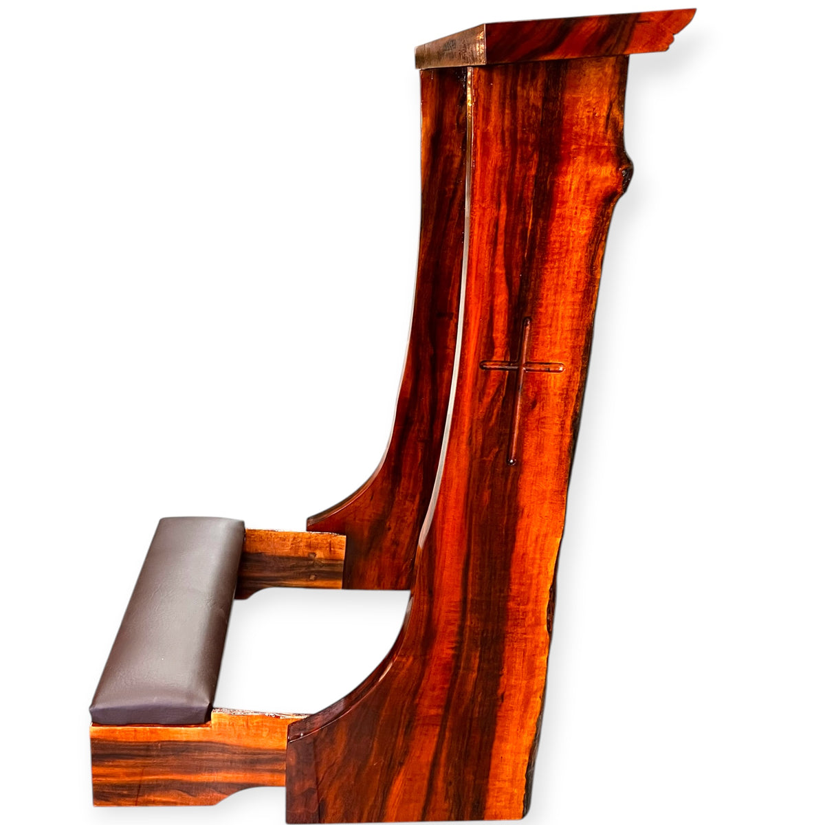 African Rosewood Rustic Kneeler