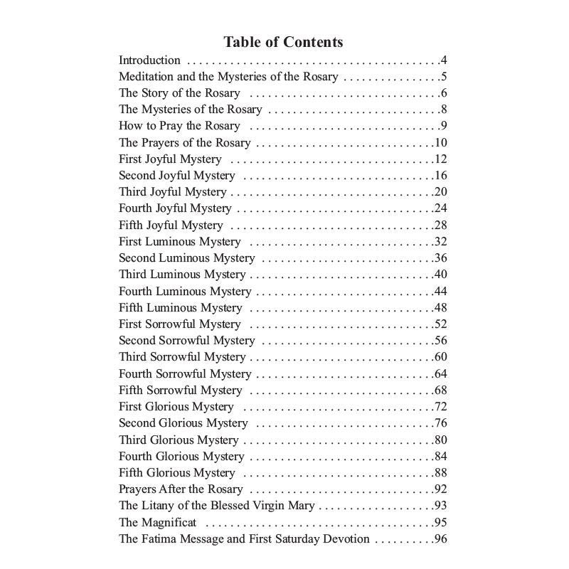 LIBRO DE ORACIÓN DEL ROSARIO ESCRITURA