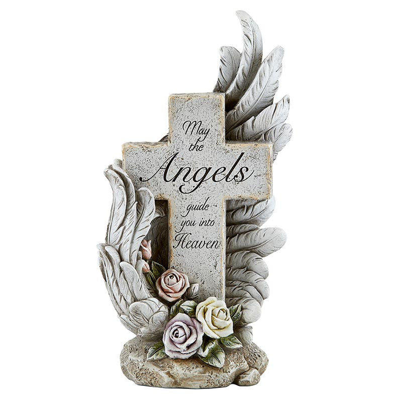 ANGEL WING MEMORIAL CROSS