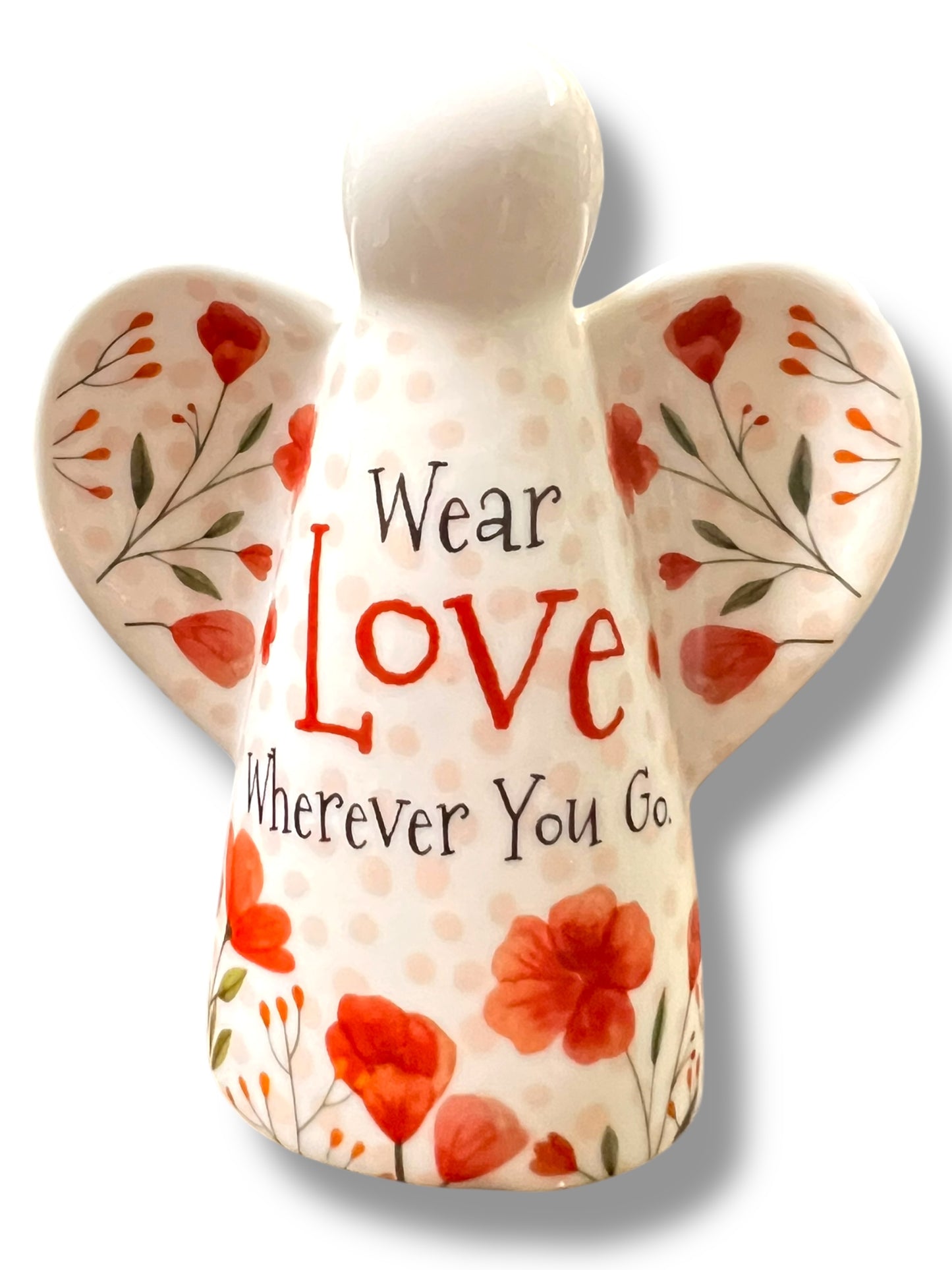 3.75"H MUSICAL PORCELAIN ANGEL