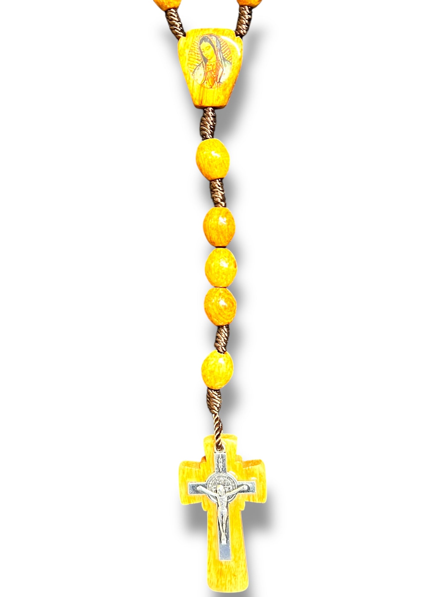 ROSARIO DE MADERA DE NUESTRA SEÑORA DE GUADALUPE