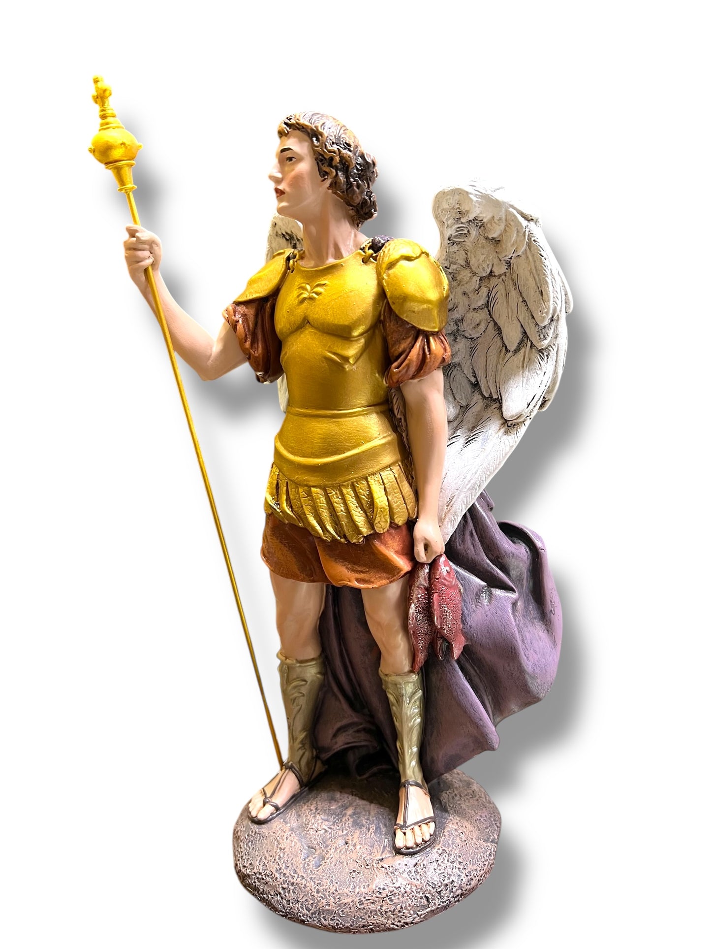 10" ST. RAPHAEL THE ARCHANGEL FIGURE ST. JOSEPH STUDIO