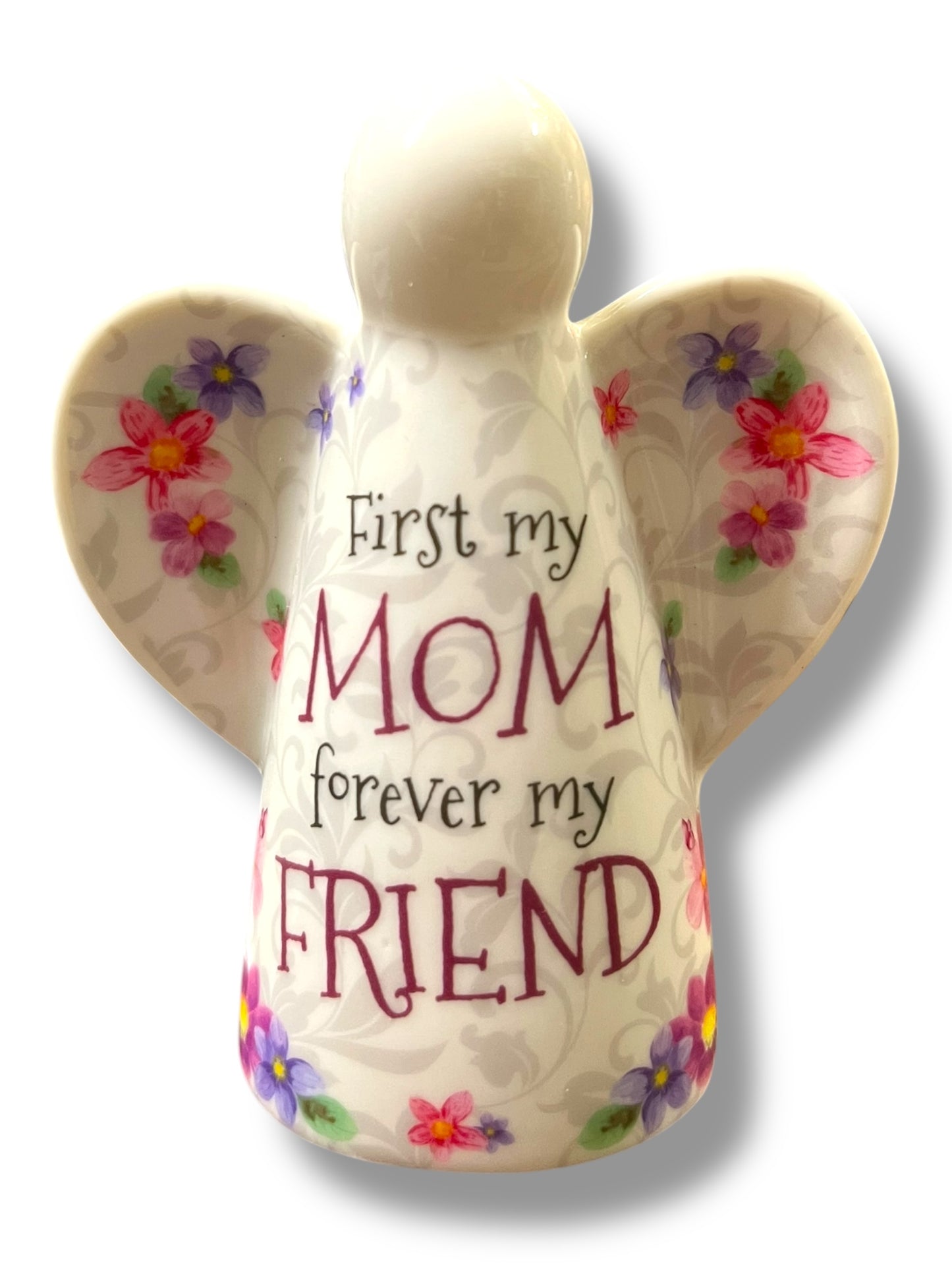 3.75"H MUSICAL PORCELAIN ANGEL