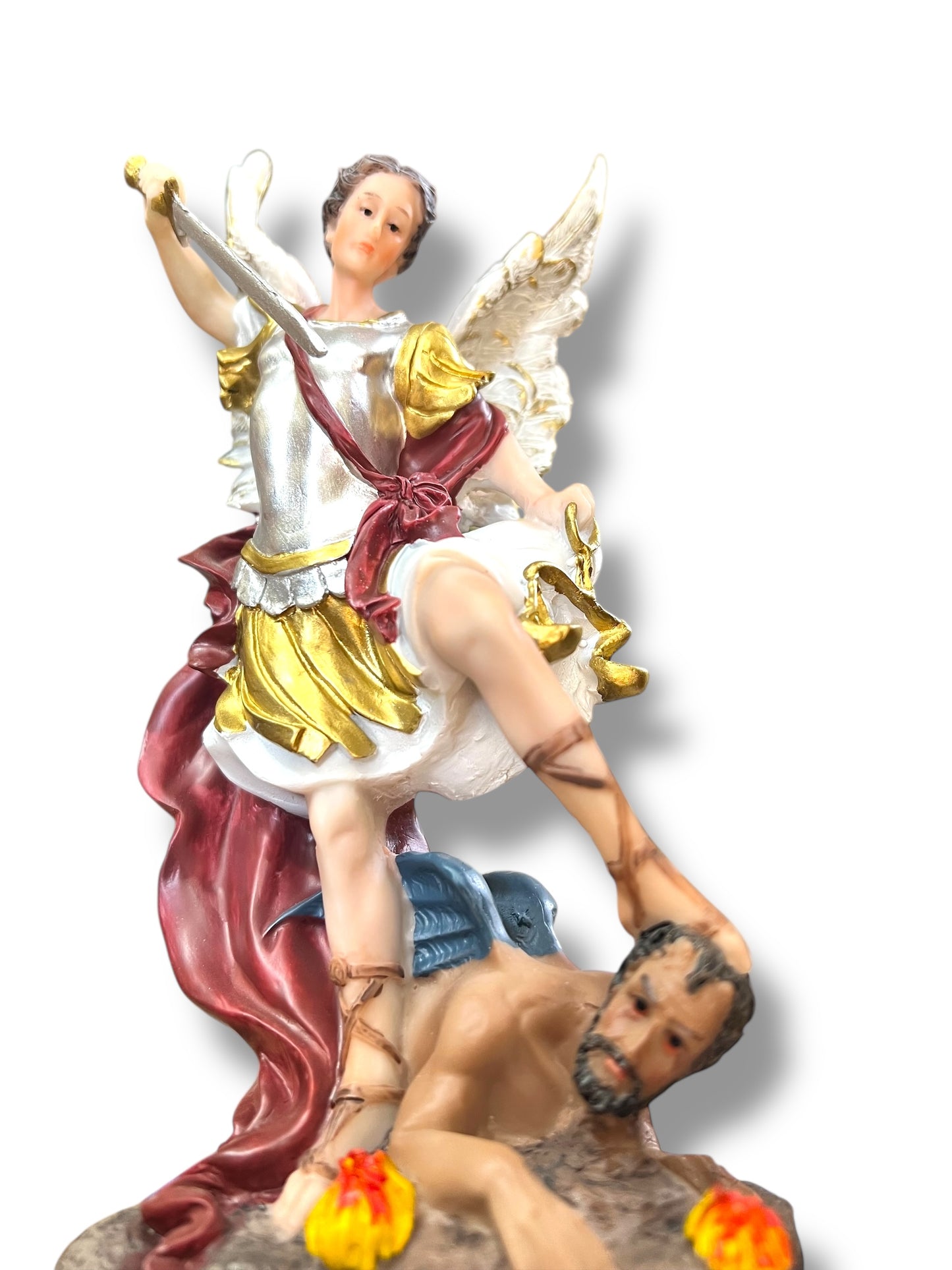 ST. MICHAEL ARCHANGEL 8" STATUE