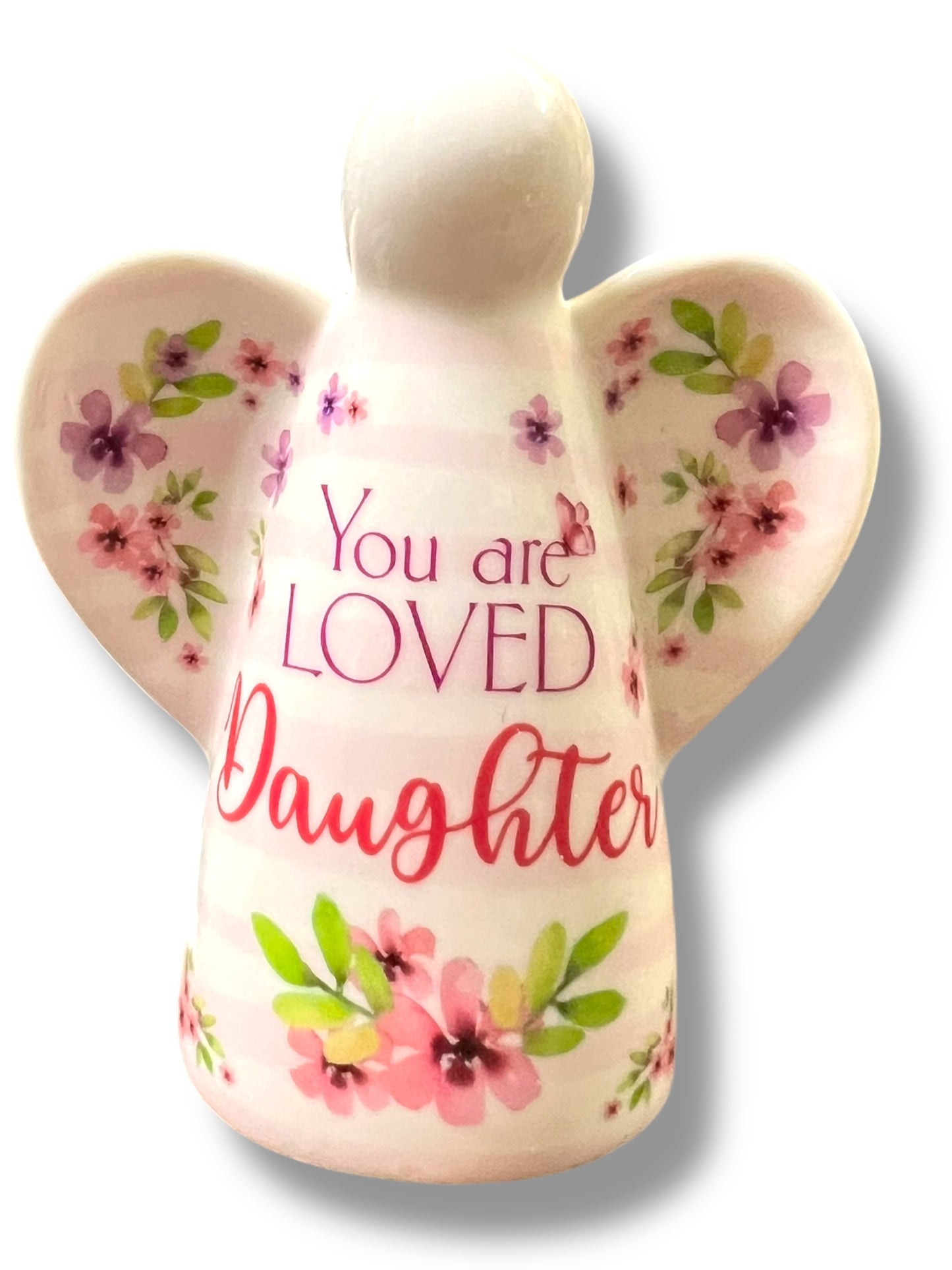 3.75"H MUSICAL PORCELAIN ANGEL