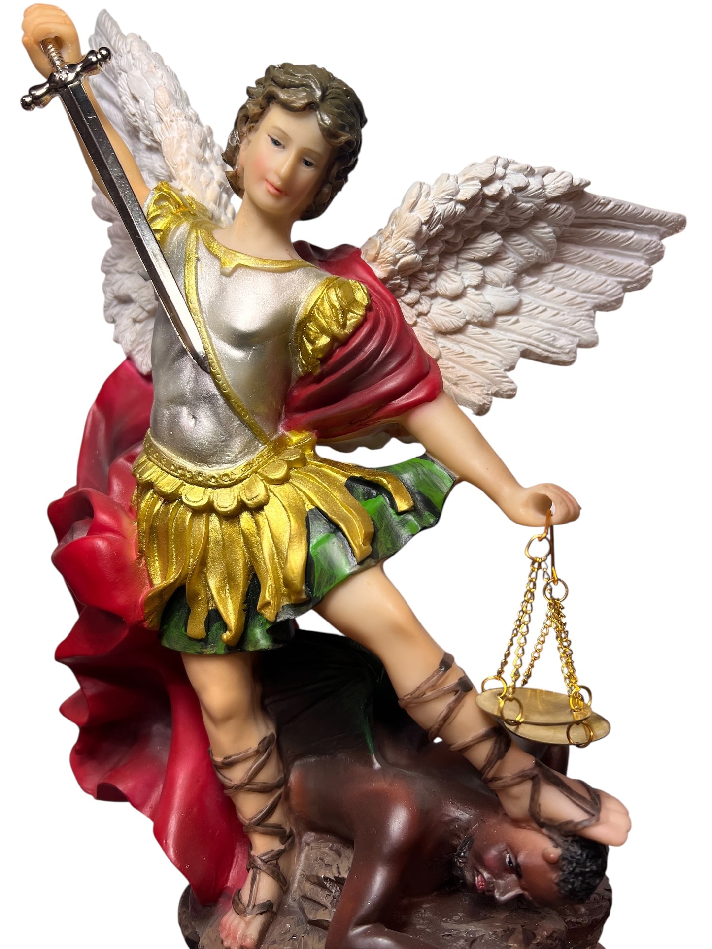 12" ST. MICHAEL ARCHANGEL W/ SWORD & SCALE