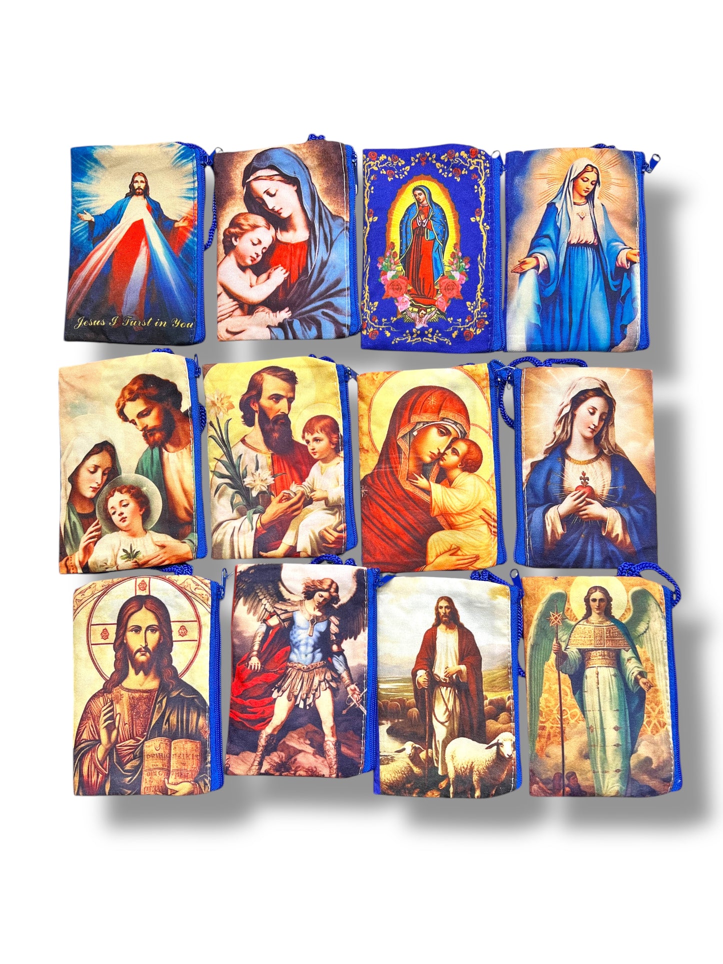 CATHOLIC ROSARY POUCH WITH ZIPPER