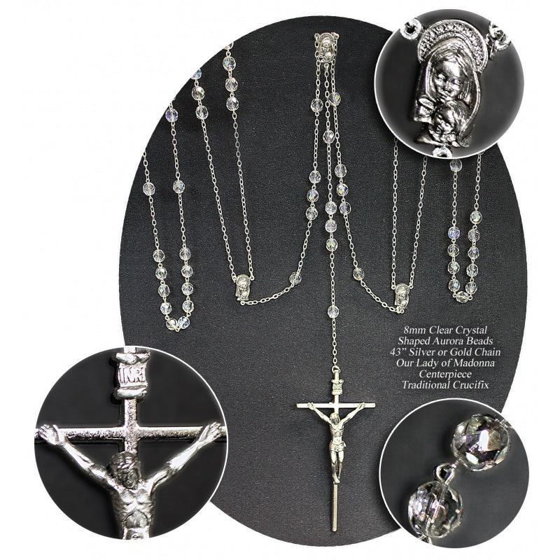 ROSARY WEDDING LASSO / LAZO MATRIMONIAL 8mm