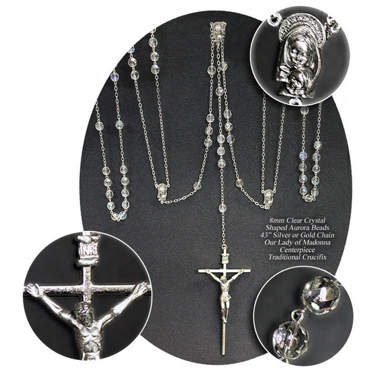 ROSARY WEDDING LASSO / LAZO MATRIMONIAL 8mm