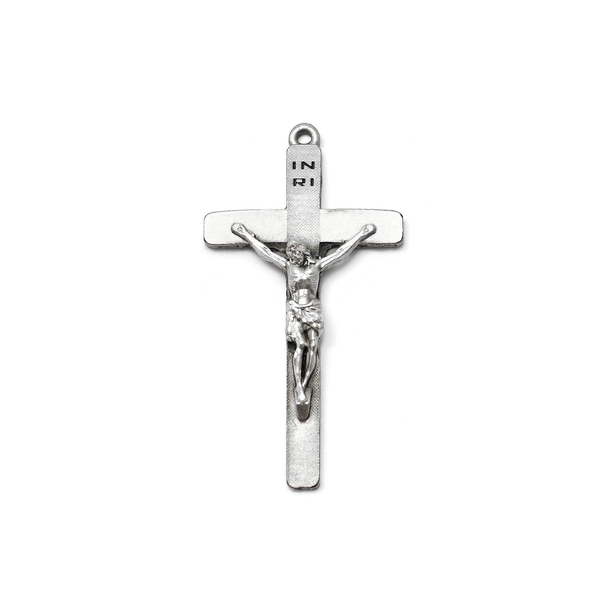 St. Joseph Rosary Antique Silver With. Natural Jasper Stone