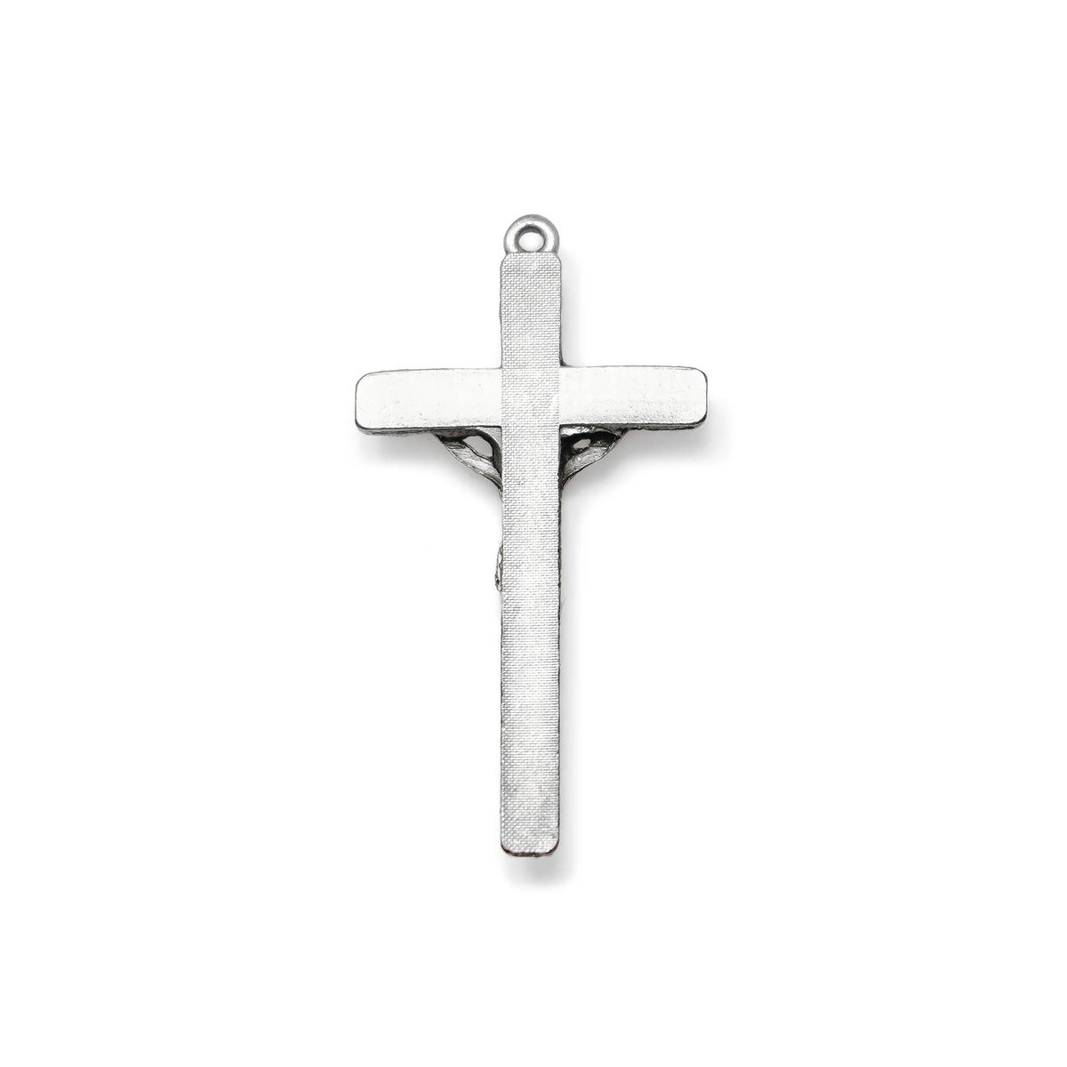 St. Joseph Rosary Antique Silver With. Natural Jasper Stone