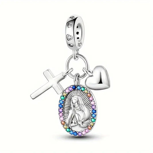DIJE DE PULSERA DE PLATA DE LEY .925