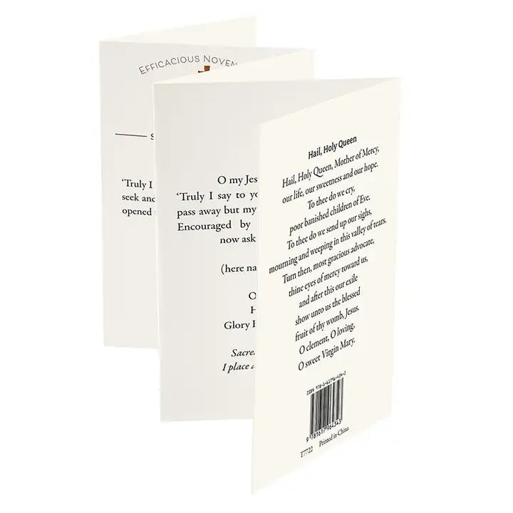 Sacred & Immaculate Heart Accordion Card