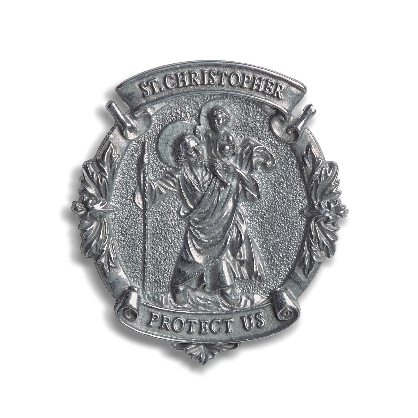ST. CHRISOTPHER VISOR CLIP: PROTECTORS OF THE ROAD