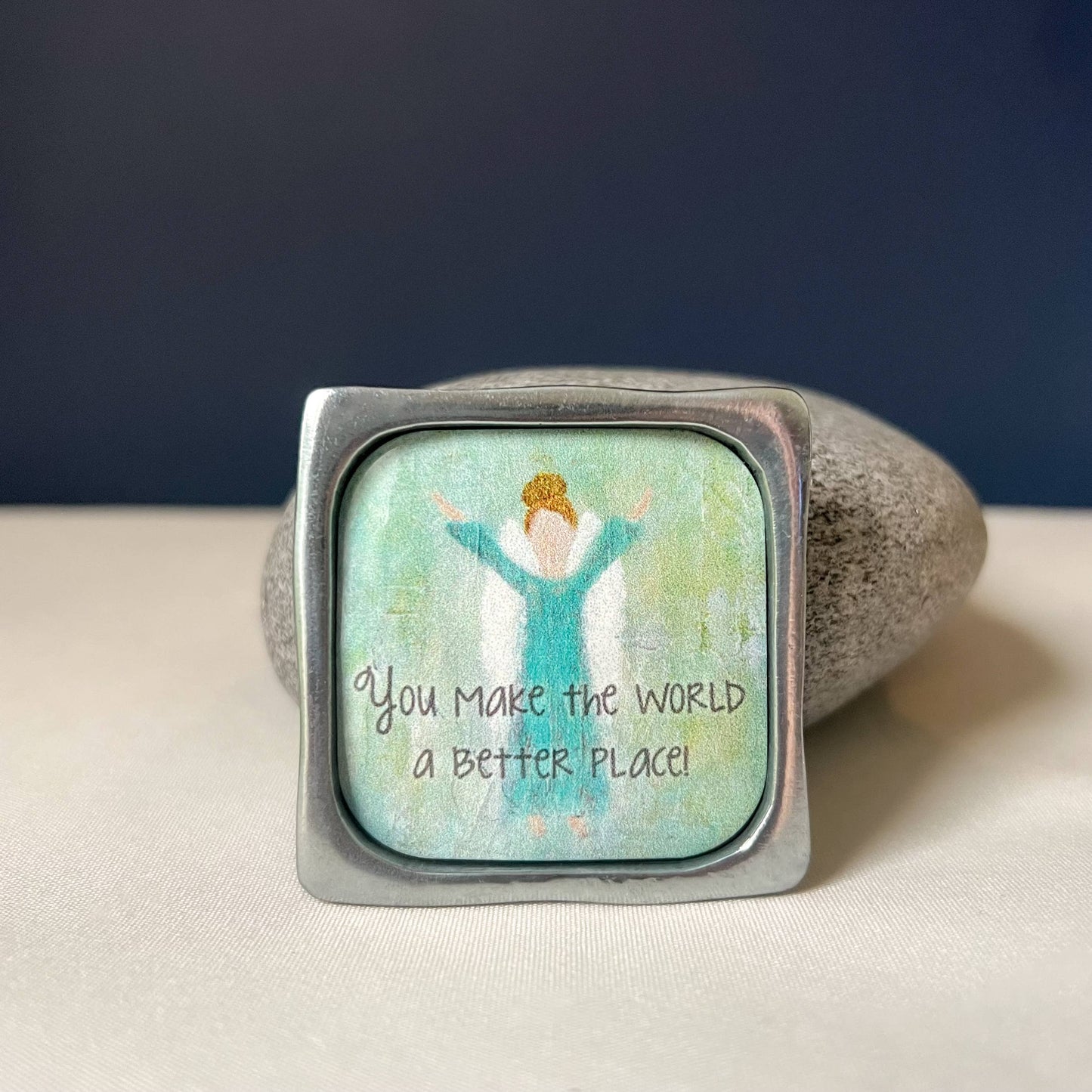 IMANES METÁLICOS CUADRADOS DE 1 3/4"