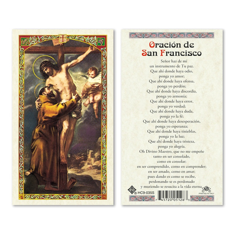 Oración de San Francisco de Asís