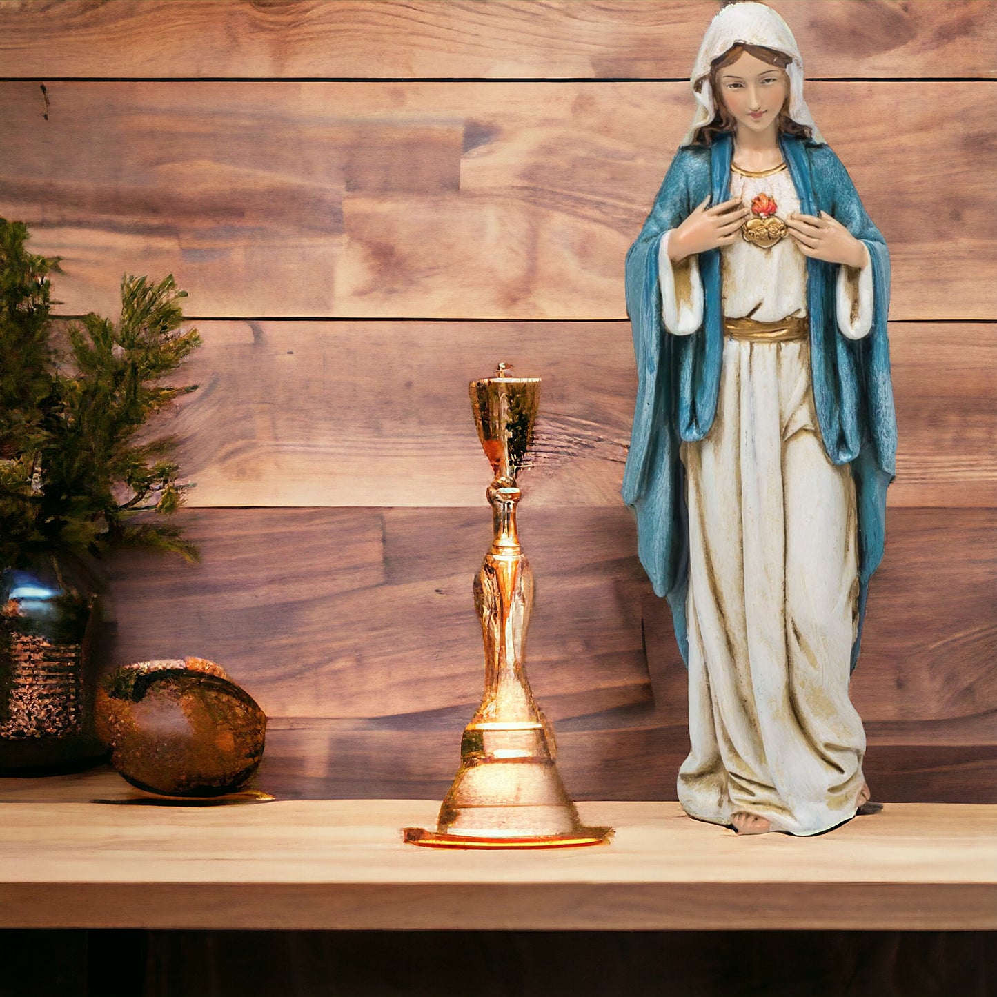 6" IMMACULATE HEART OF MARY FIGURE RENAISSANCE COLLECTION