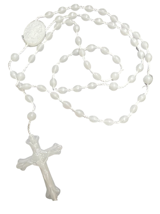 ROSARIO DE PLÁSTICO: BRILLA EN LA OSCURIDAD