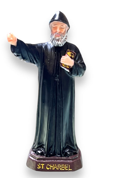 ESTATUA DE SAN CHARBEL MAKHLOUF DE 3"