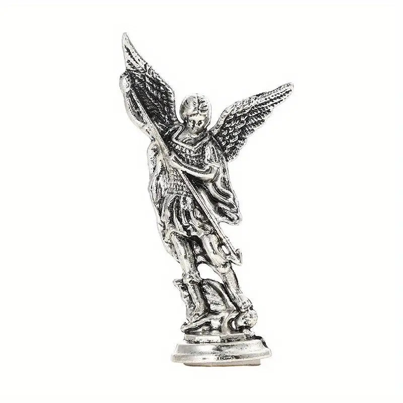 AUTODEVOCIONAL: ESTATUA DE METAL DE SAN MIGUEL DE 3"