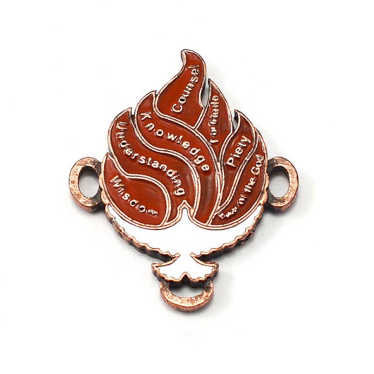 RCIA ROSARY WITH COPPER FLAME