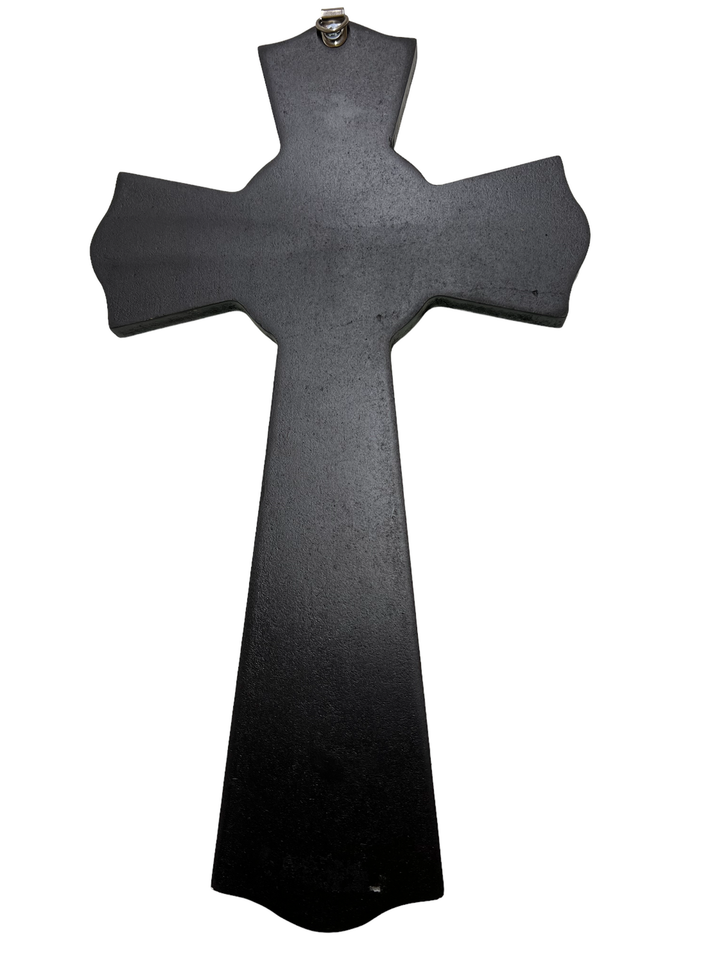 WOODEN CROSS W/ METAL BODICE