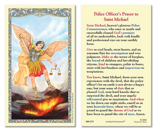 ORACIÓN A SAN MIGUEL, POLICÍA