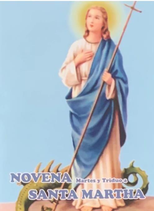 NOVENA MARTES Y TRIDUO A SANTA MARTA
