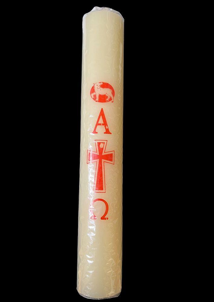 16" SCREEN-PRINTED WAX PASCHAL CANDLE #7