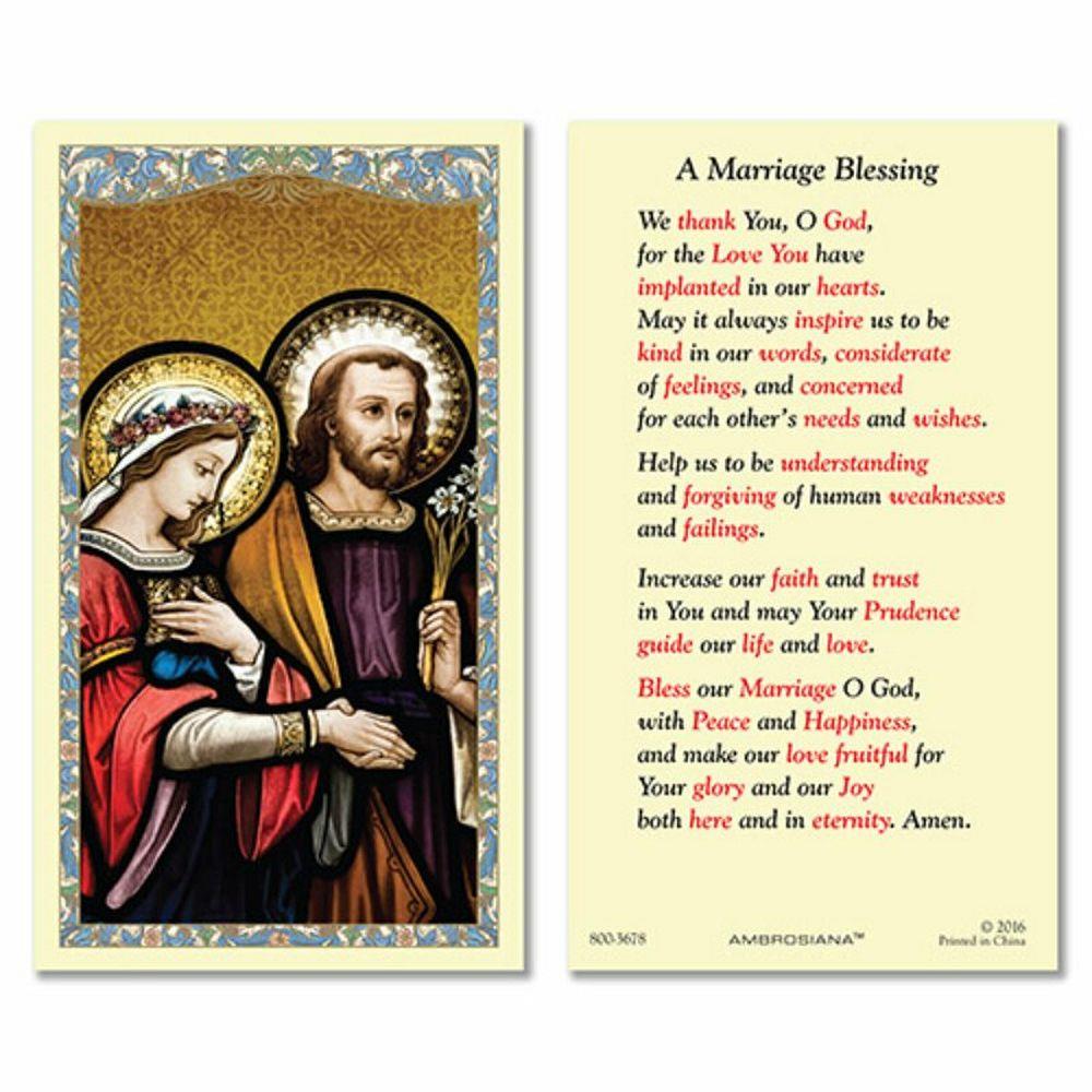A MARRIAGE BLESSING HOLY FAMILY