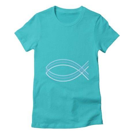 ICHTHUS SYMBOL T-SHIRT - TEAL