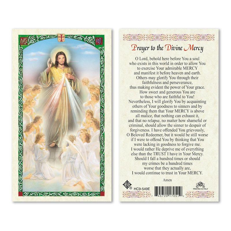 PRAYER TO THE DIVINE MERCY