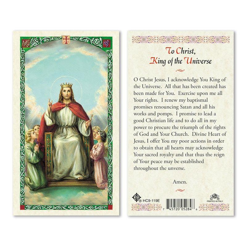 TO CHRIST, KING OF THE UNIVERSE