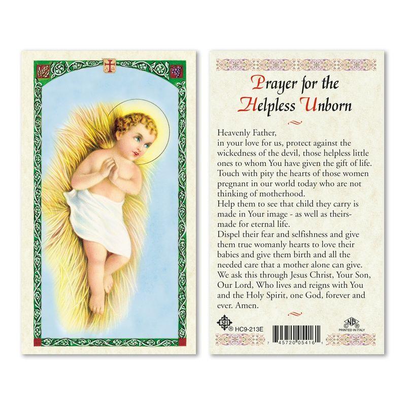 PRAYER FOR THE HELPLESS UNBORN