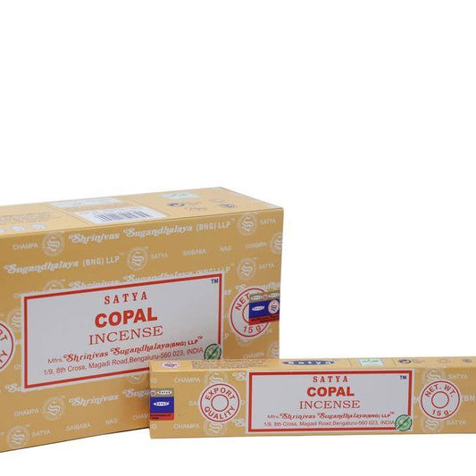 VARILLAS DE INCIENSO: COPAL SATYA PACK DE 12