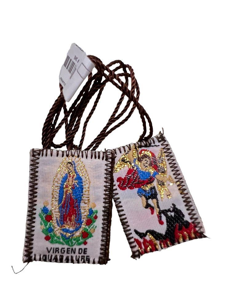 SCAPULAR: OUR LADY OF GUADALUPE & ST. MICHAEL ARCHANGEL