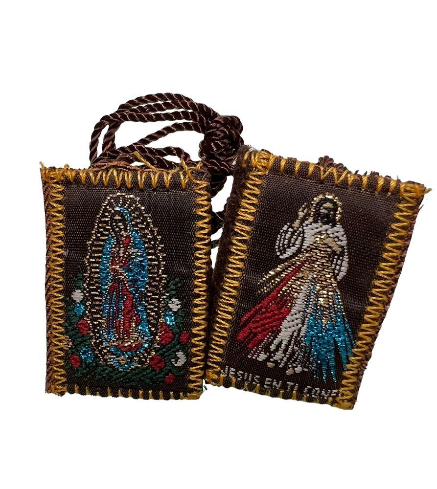 SCAPULAR: OUR LADY OF GUADALUPE & DIVINE MERCY