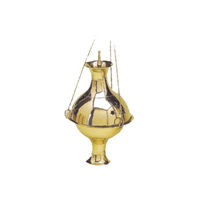 MEDIUM BRASS HANGING CENSER